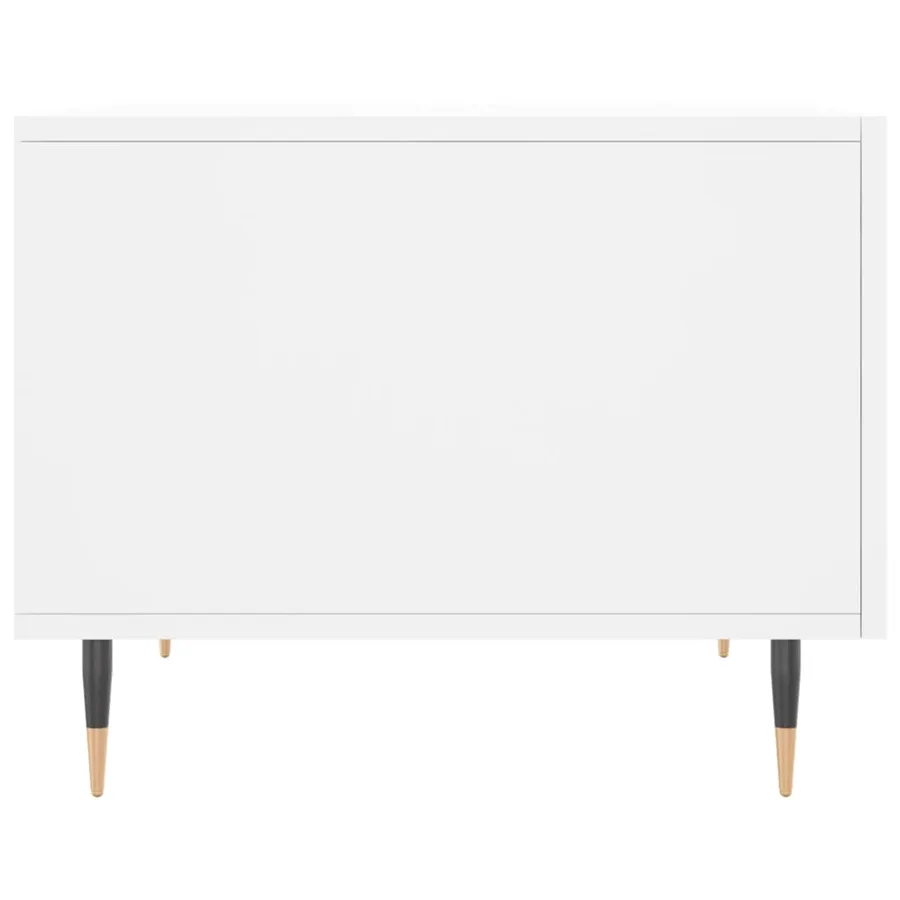 Tables basses 2 pcs blanc 50x50x40 cm bois d'ingénierie - 8