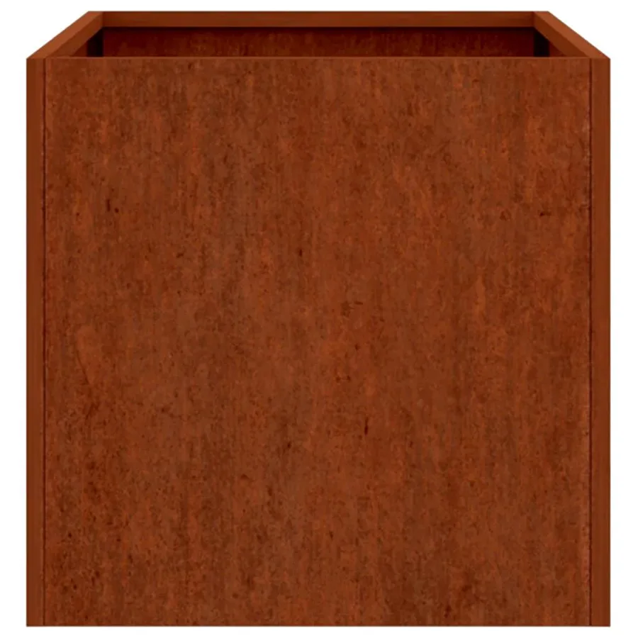 Jardinière 62x30x29 cm acier corten - 6
