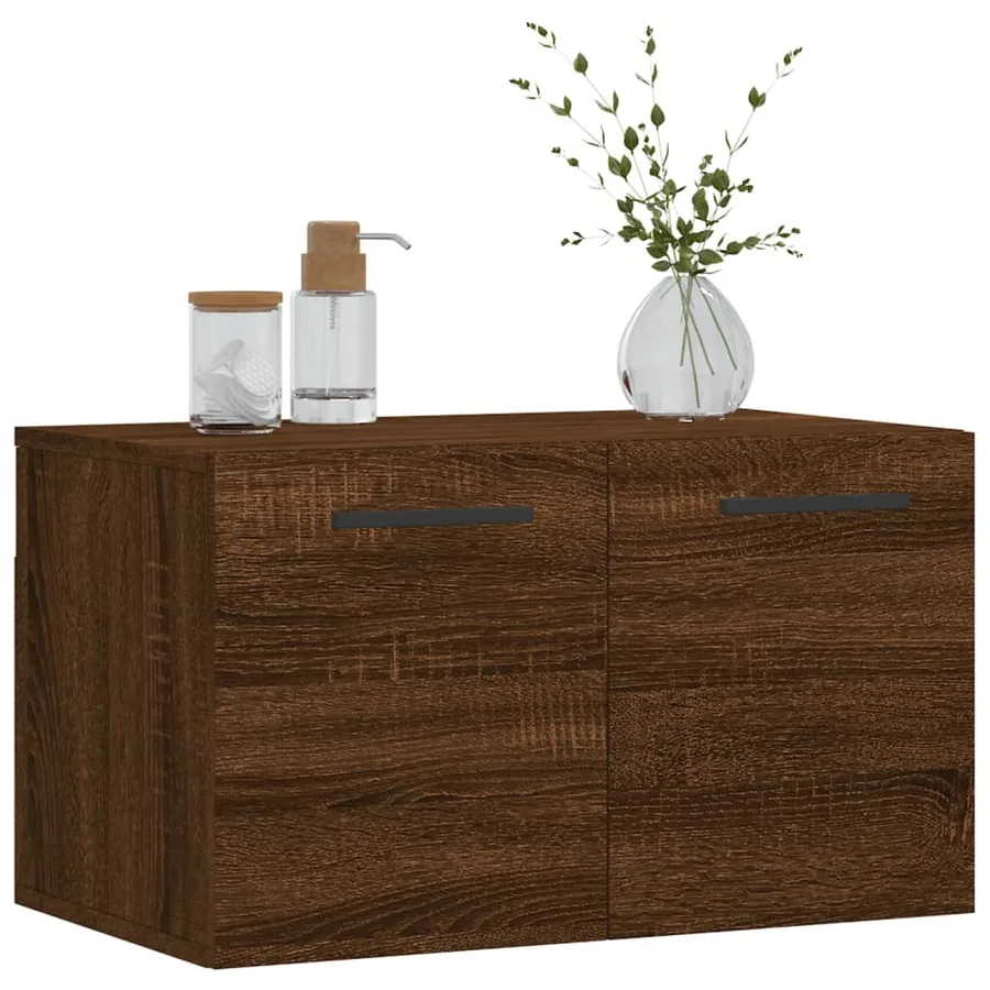 Armoire murale Chêne marron 60x36,5x35 cm Bois d'ingénierie - 3