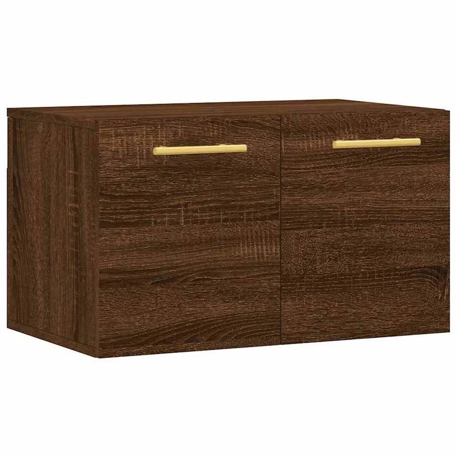 Armoire murale Chêne marron 60x36,5x35 cm Bois d'ingénierie - 2