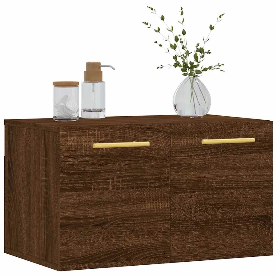 Armoire murale Chêne marron 60x36,5x35 cm Bois d'ingénierie - 3