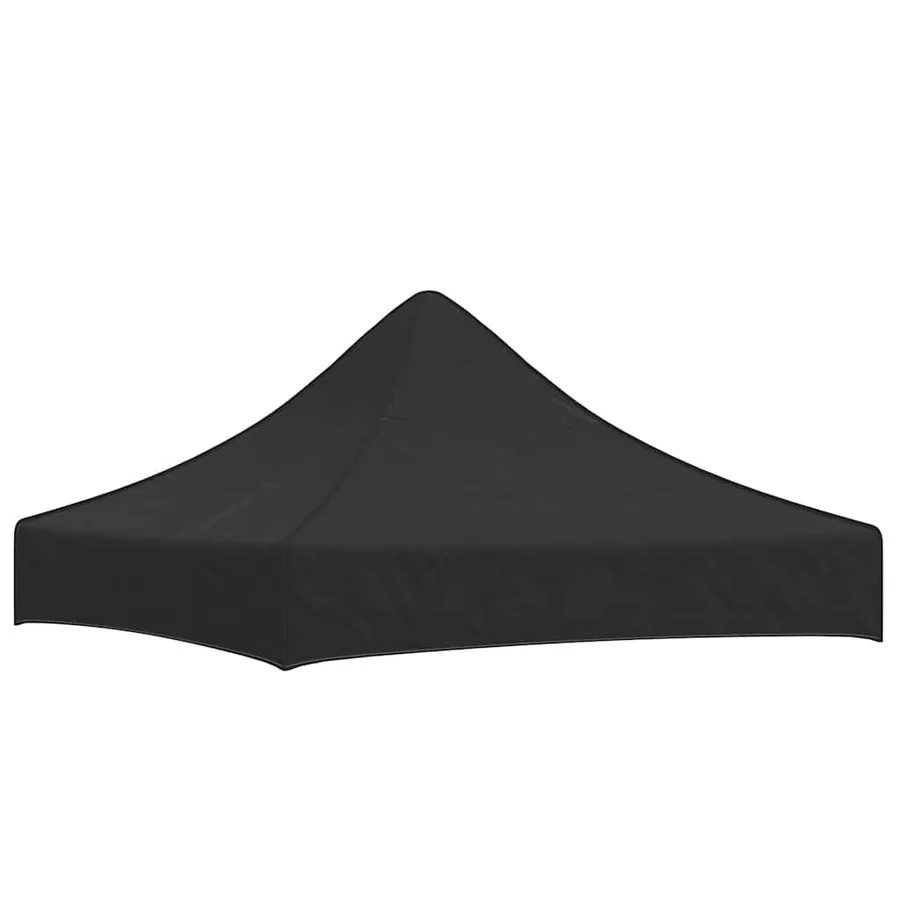 Toit de tente de réception 2x2 m Noir 270 g/m² - 2