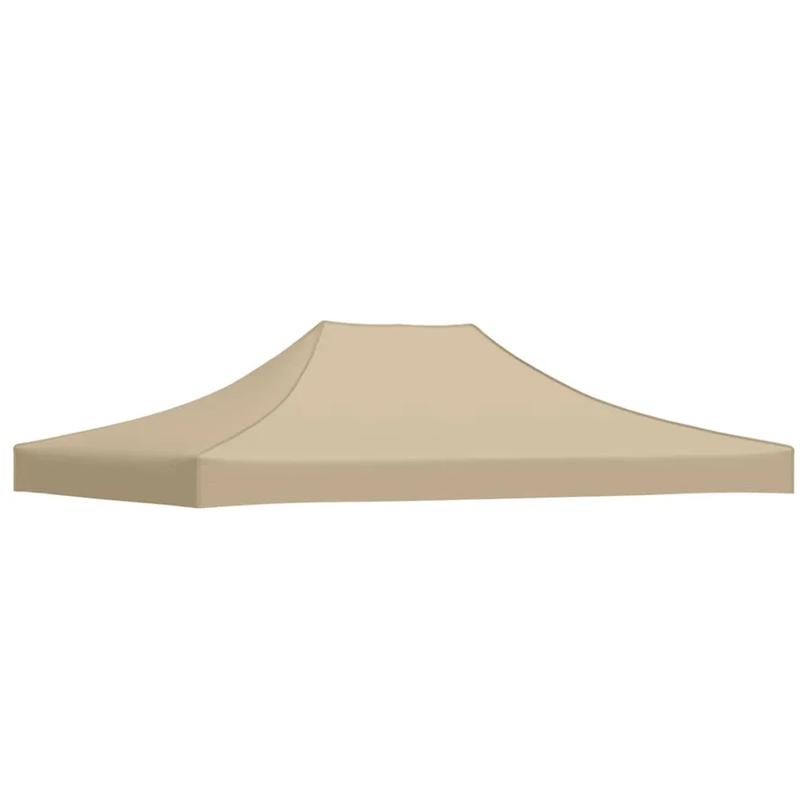 Toit de tente de réception 4,5x3 m Beige 270 g/m² - 2
