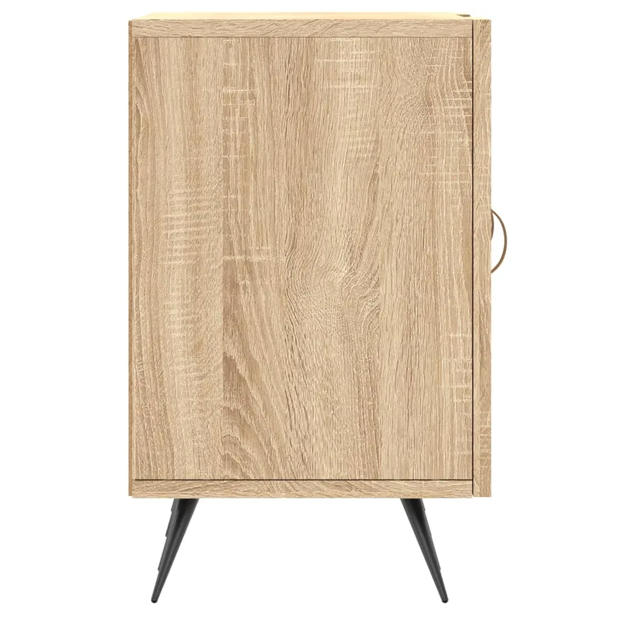 Meuble TV chêne sonoma 150x30x50 cm bois d'ingénierie - 7