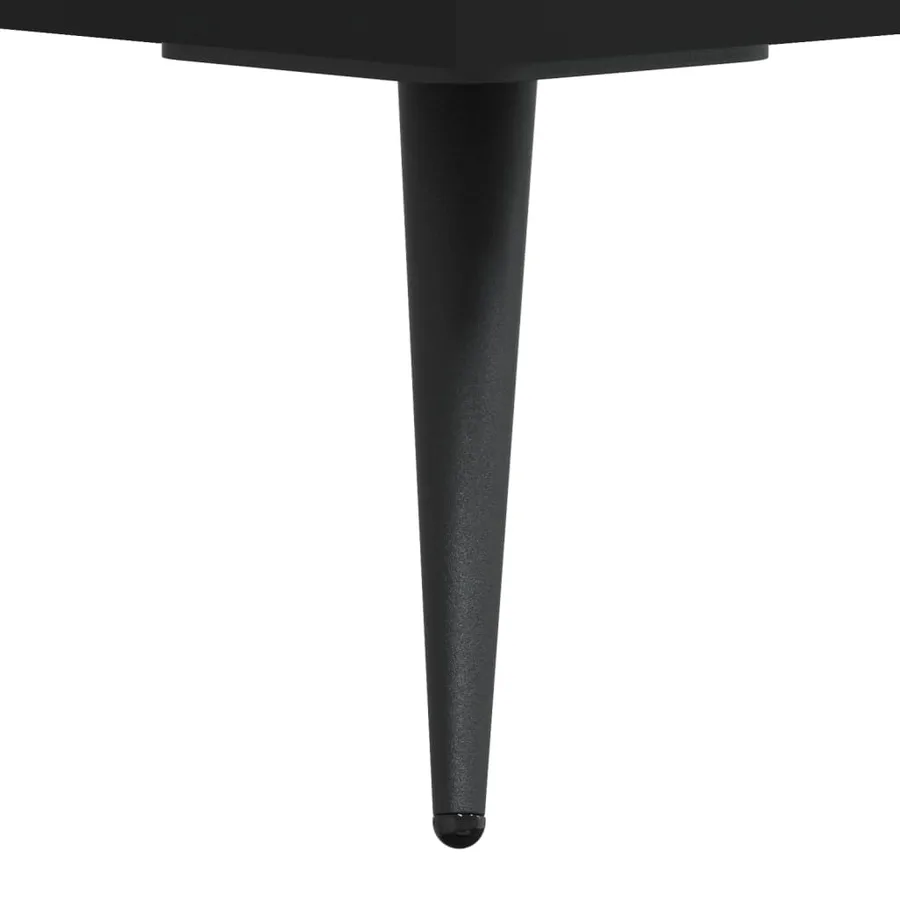 Tables basses 2 pcs noir 50x50x40 cm bois d'ingénierie - 11