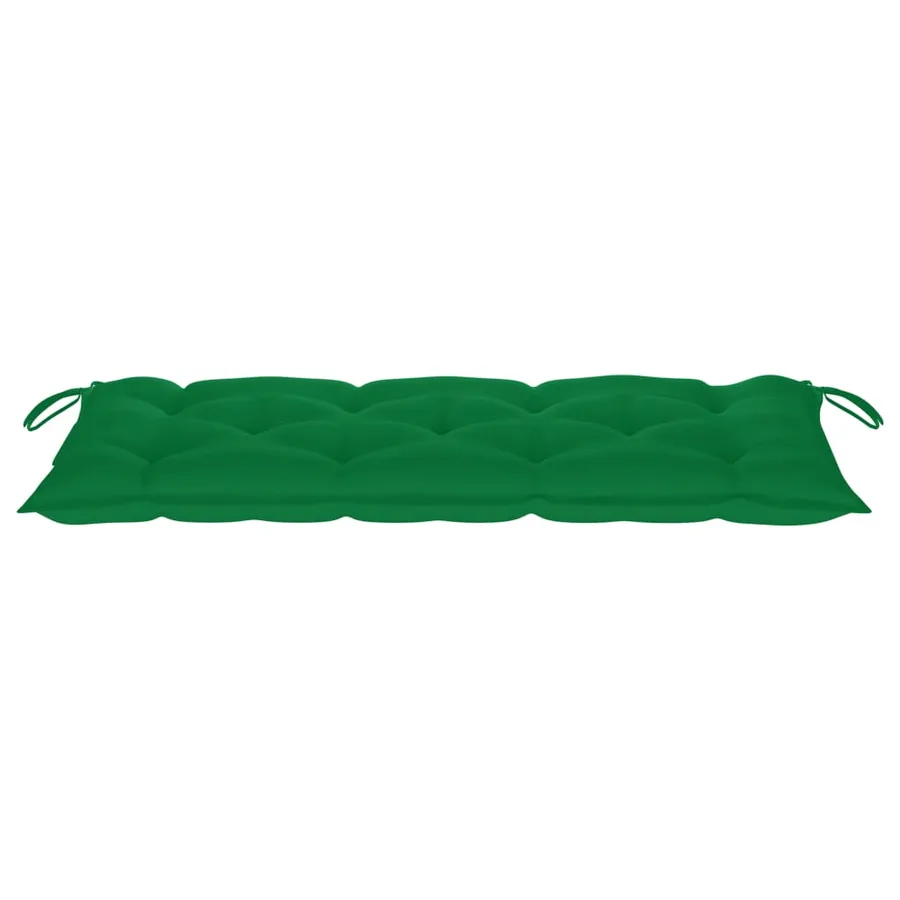 Banc de jardin pliable avec coussin 118 cm Bambou - 6