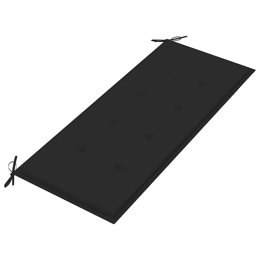 Banc de jardin avec coussin 120 cm Bambou - 5