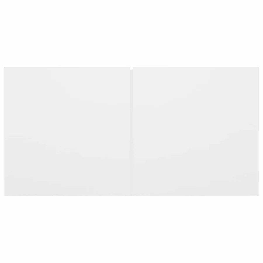 Ensemble de meubles TV 10 pcs Blanc Bois d'ingénierie - 8