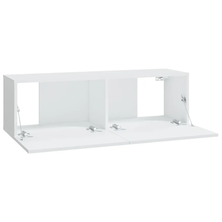 Ensemble de meubles TV 8 pcs Blanc Bois d'ingénierie - 5