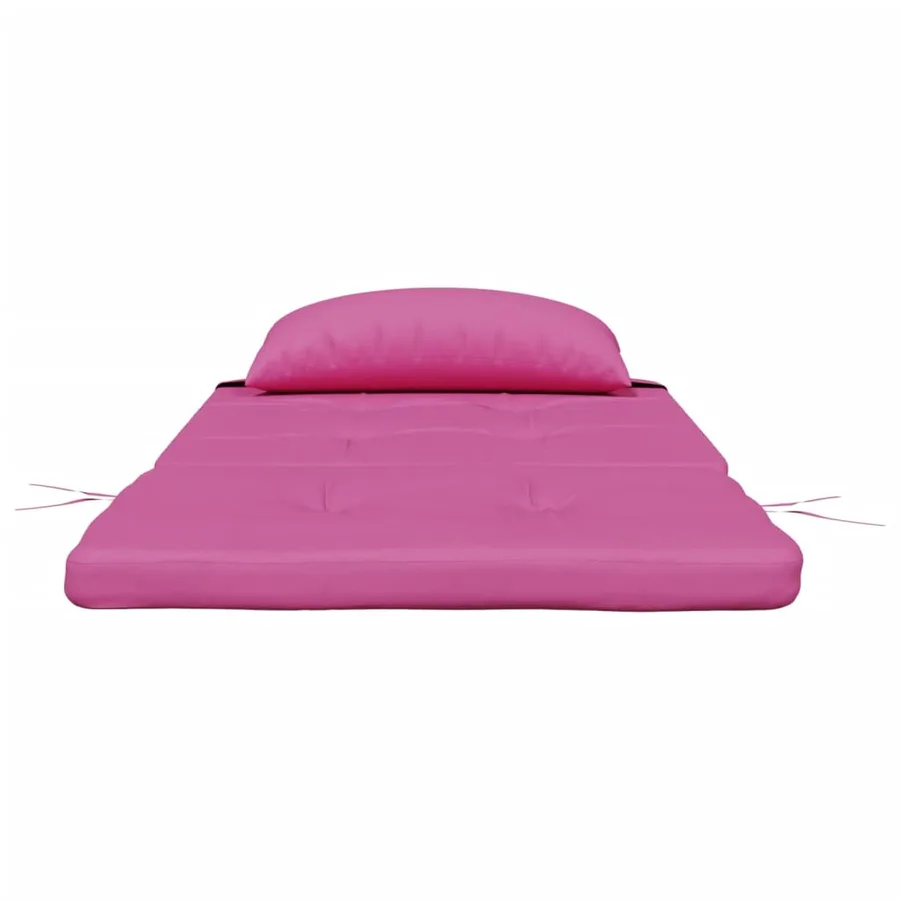 Coussins de chaise adirondack lot de 2 rose tissu oxford - 6