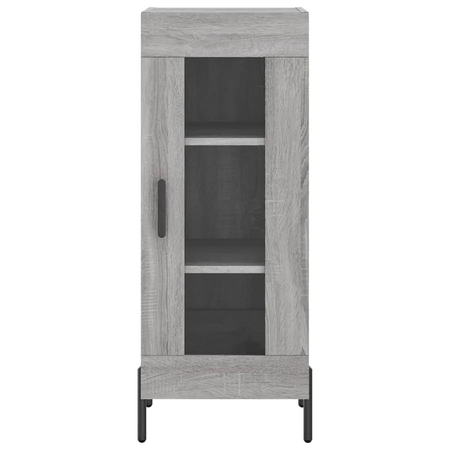 Buffet haut Sonoma gris 34,5x34x180 cm Bois d'ingénierie - 6