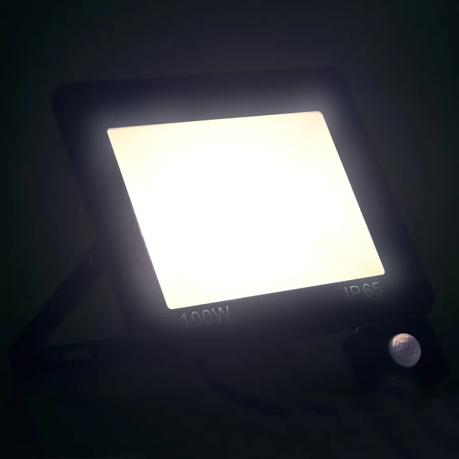 Projecteur à LED avec capteur 100 W Blanc froid - 2
