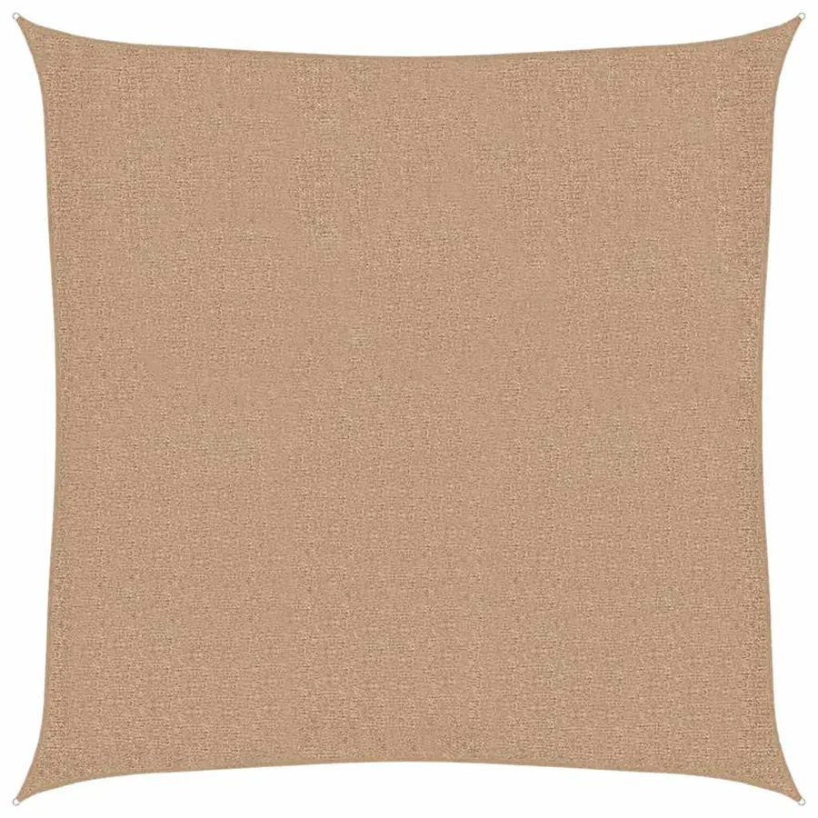 Voile d'ombrage 160 g/m² Taupe 2x2 m PEHD - 2