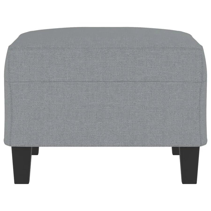 Repose-pied Gris clair 70x55x41 cm Tissu - 4