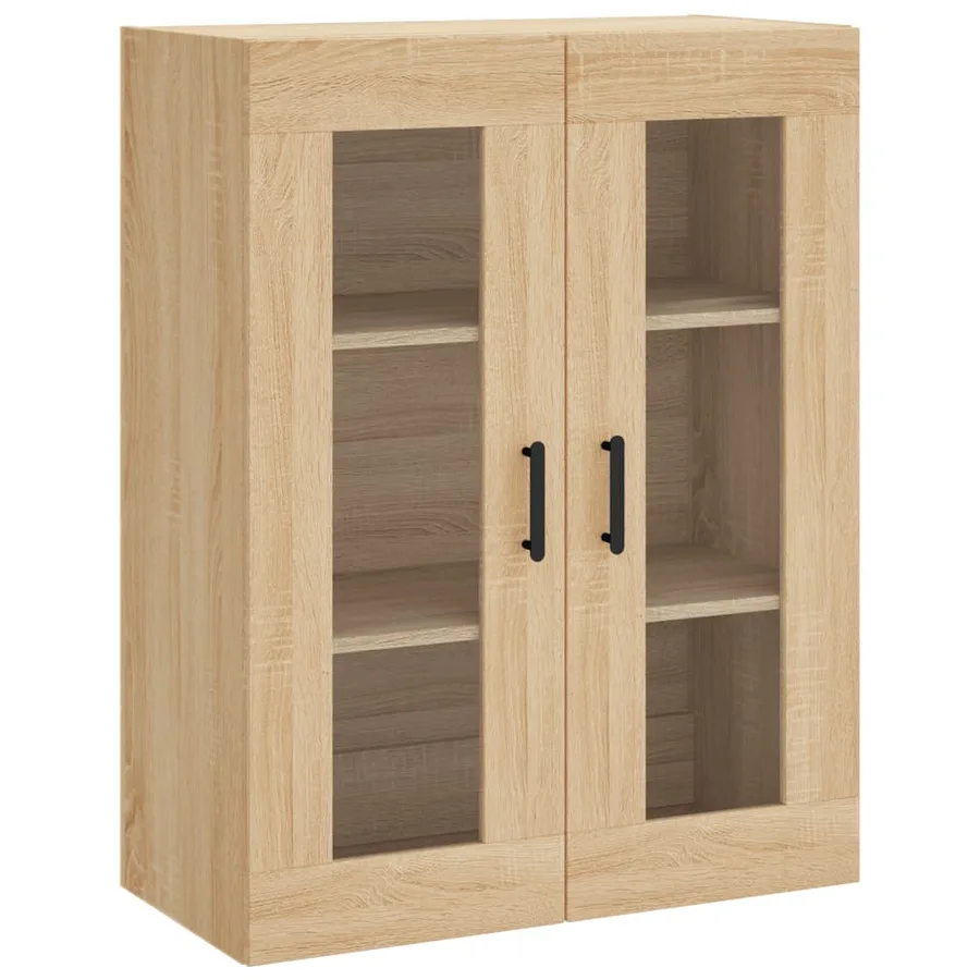 Armoires murales 2 pcs chêne sonoma bois d'ingénierie - 5