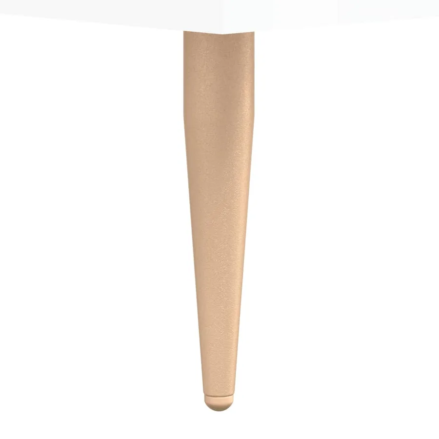 Buffet blanc brillant 100x36x60 cm bois d'ingénierie - 11
