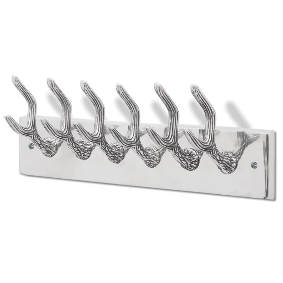 Cintre/portemanteau en aluminium Argent