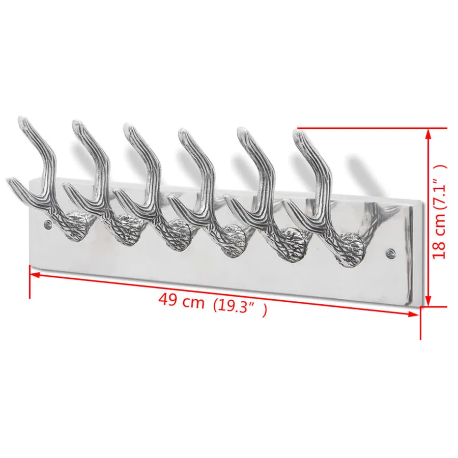Cintre/portemanteau en aluminium Argent - 5