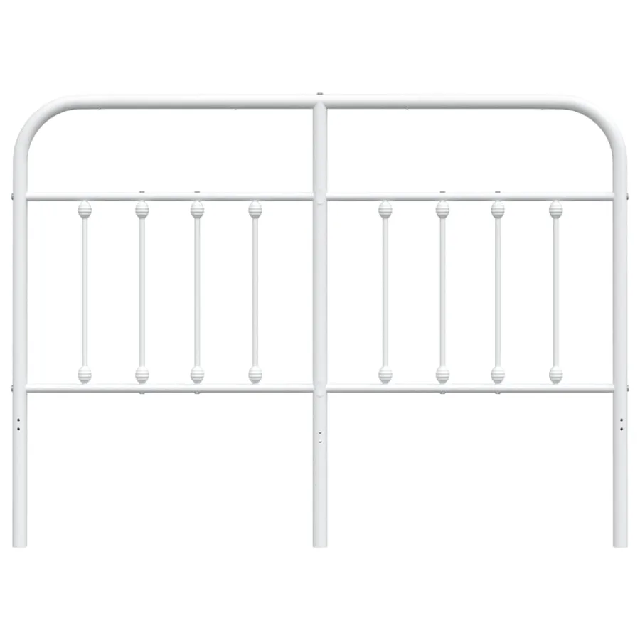 Tête de lit de remplacement métal blanc 135 cm - 4