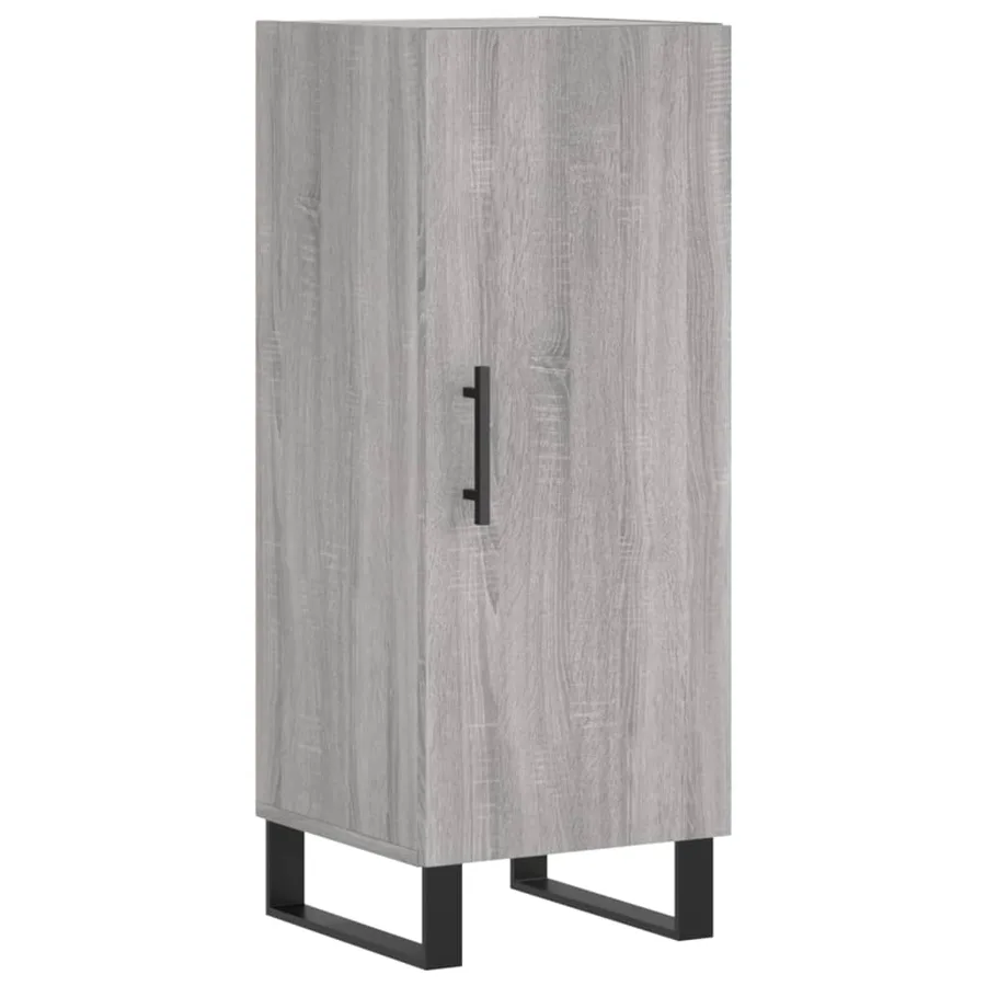 Buffet haut Sonoma gris 34,5x34x180 cm Bois d'ingénierie - 7