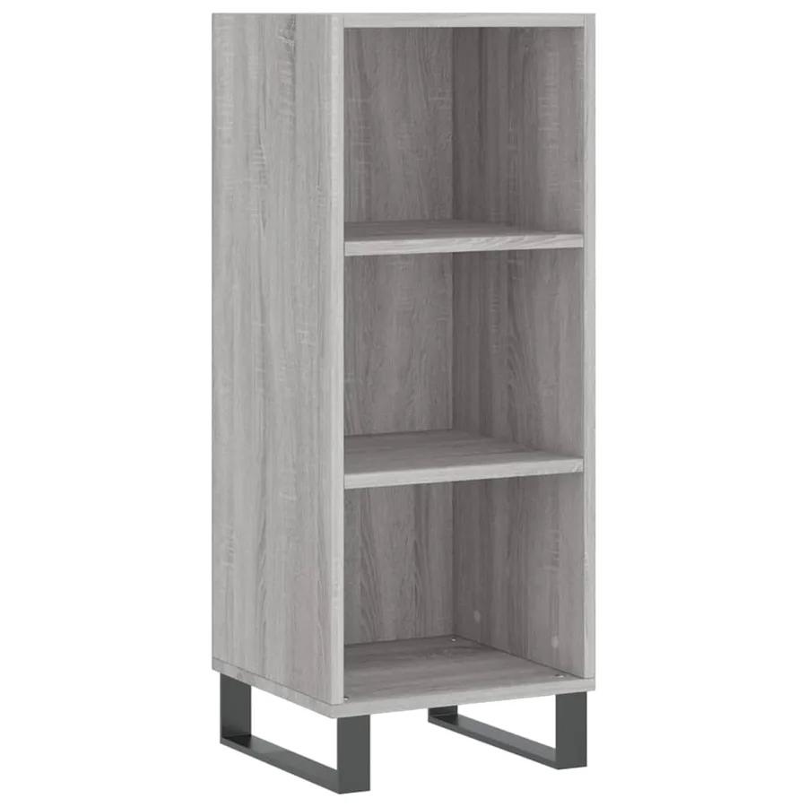 Buffet haut Sonoma gris 34,5x34x180 cm Bois d'ingénierie - 7
