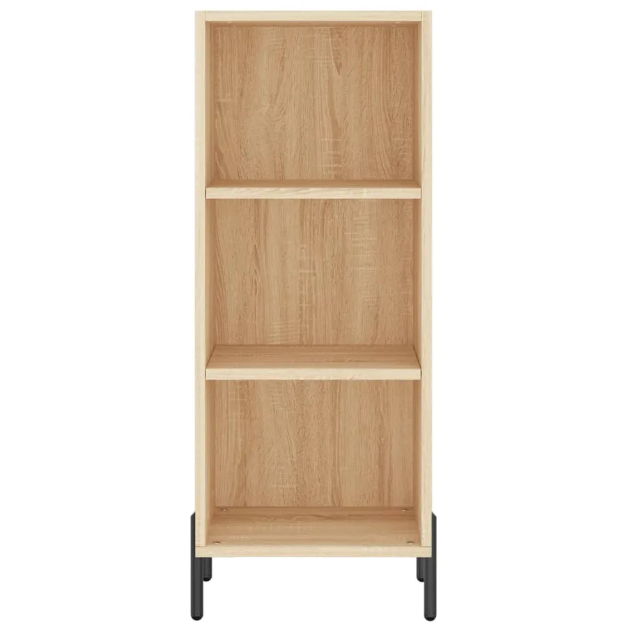 Buffet haut Chêne sonoma 34,5x34x180 cm Bois d'ingénierie - 7