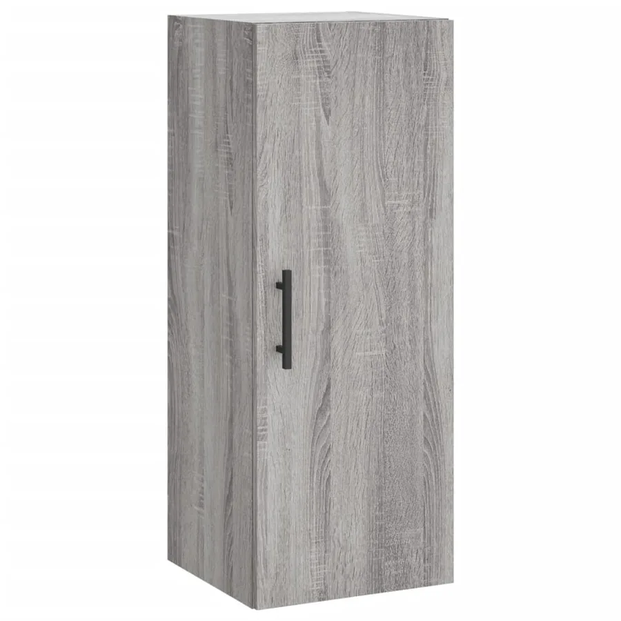 Buffet haut Sonoma gris 34,5x34x180 cm Bois d'ingénierie - 7