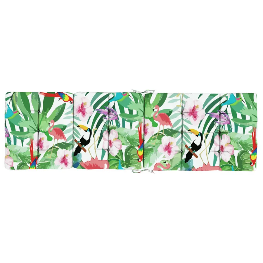 Coussins de chaise longue lot de 2 multicolore tissu oxford - 5