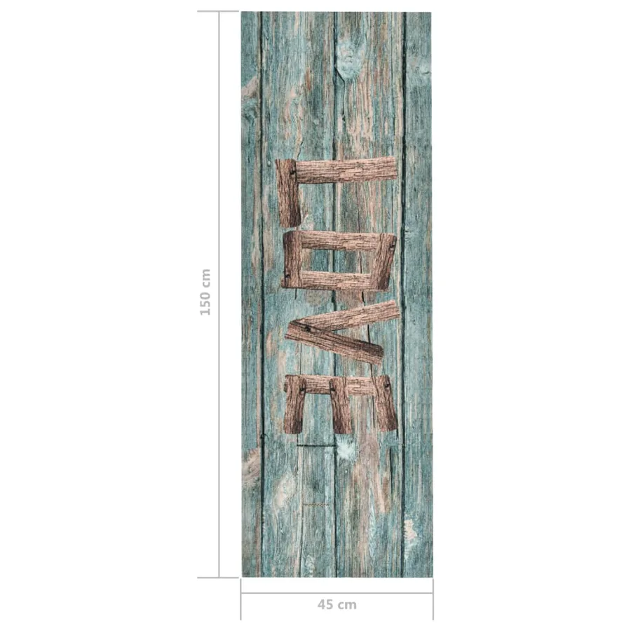 Tapis de sol de cuisine lavable Love 45x150 cm - 6