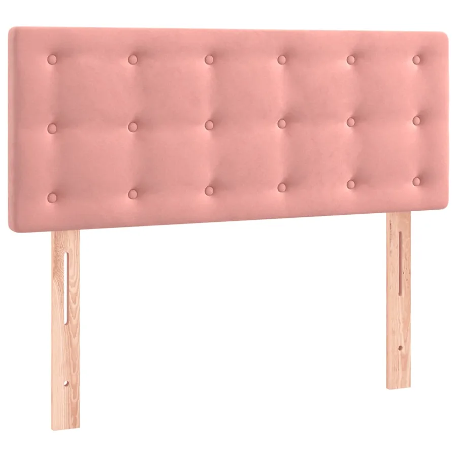 Tête de lit Rose 90x5x78/88 cm Velours - 2