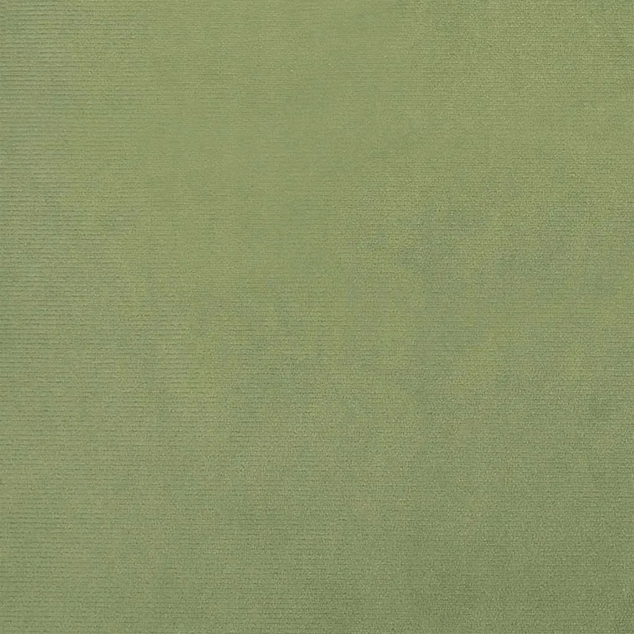Tabouret rond Vert moutarde Velours - 5