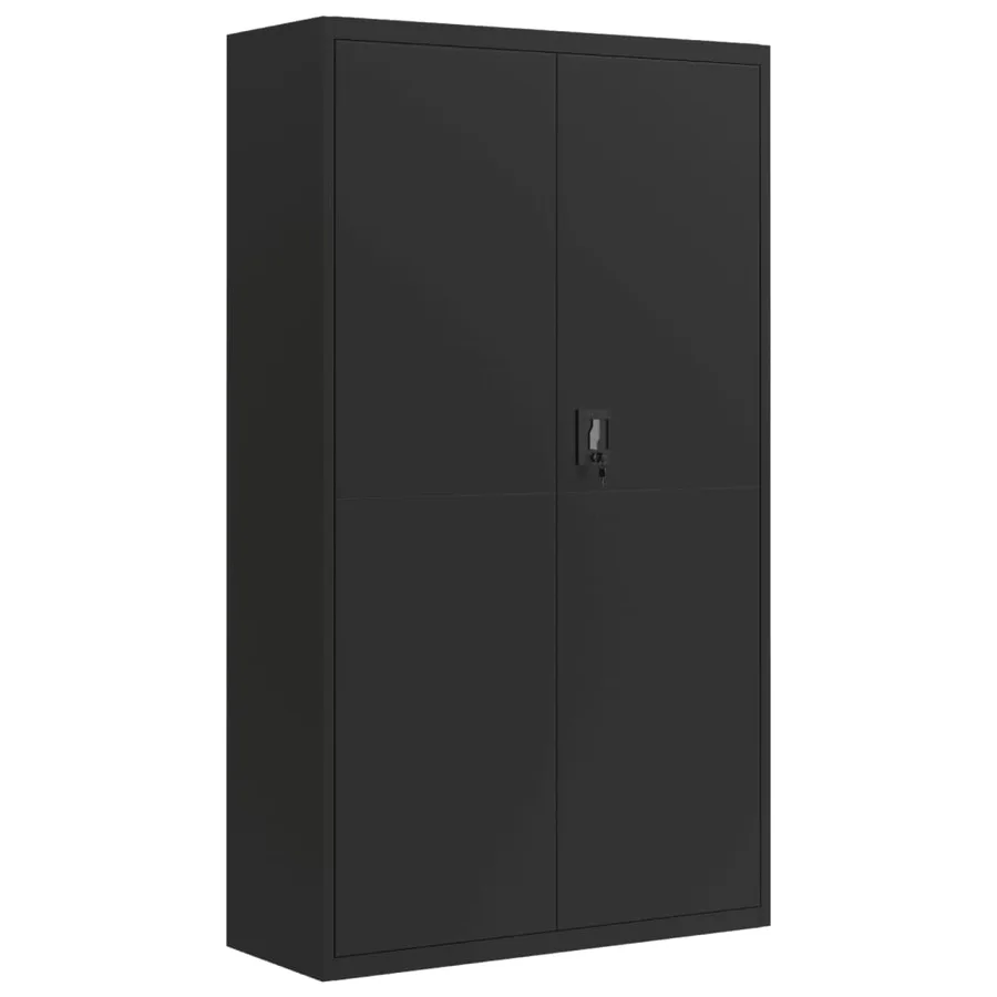 Classeur noir 105x40x180 cm acier - 2