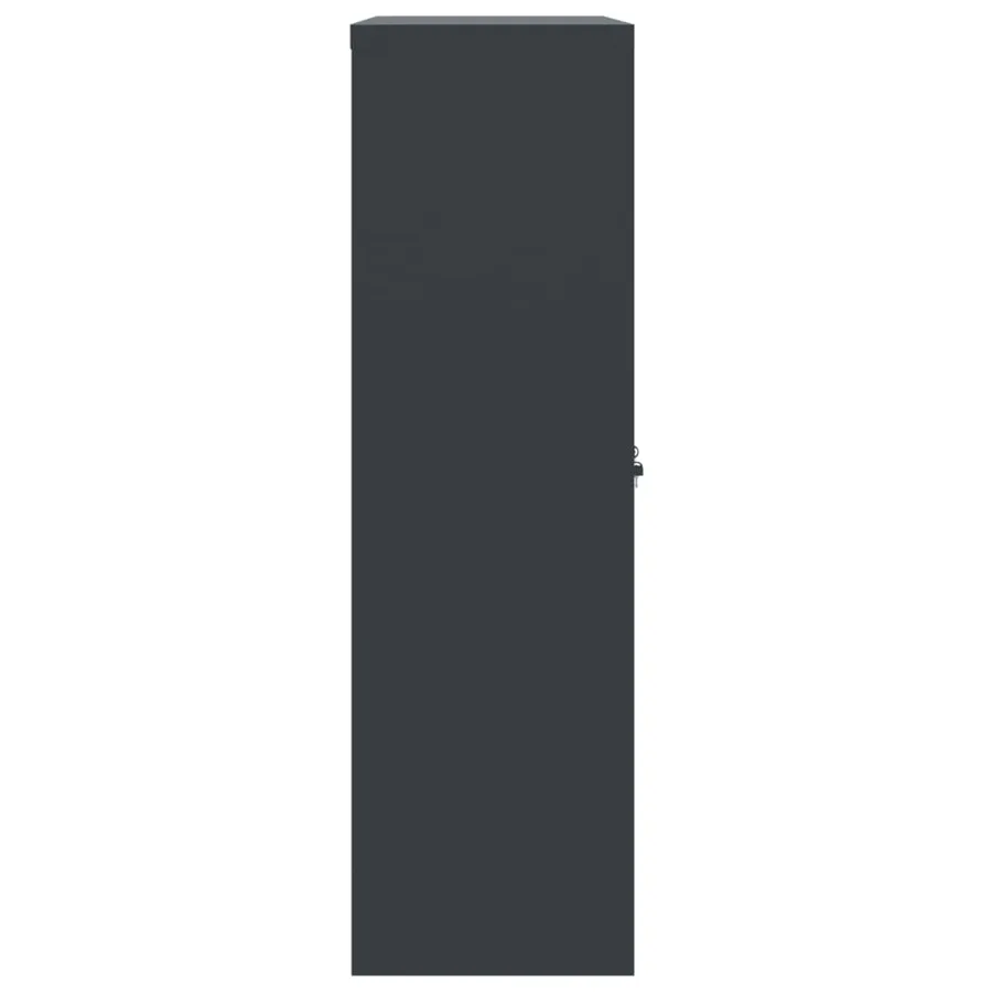 Classeur anthracite 90x40x140 cm acier - 5