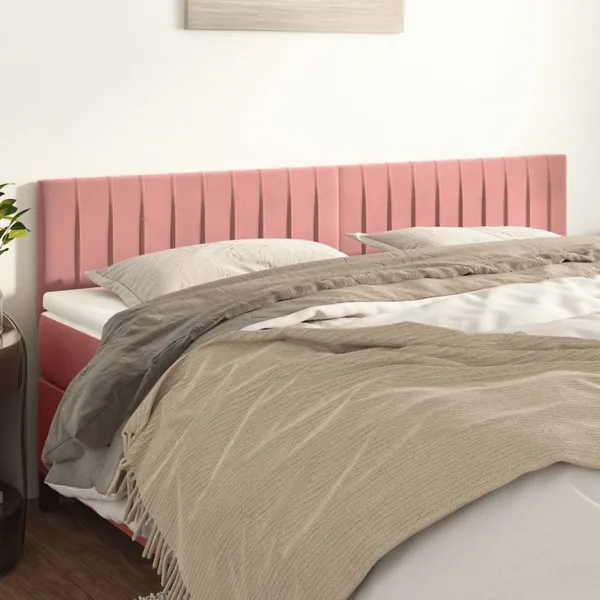 Têtes de lit Rose 160x5x78/88 cm Velours