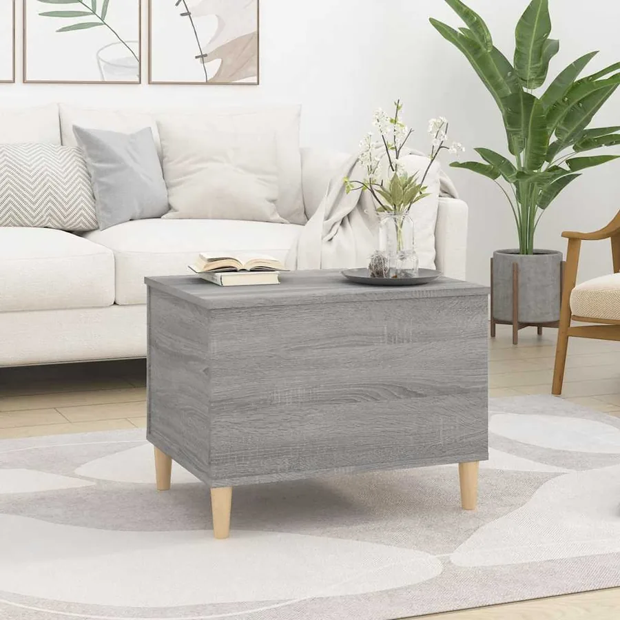 Table basse Sonoma gris 60x44,5x45 cm Bois d'ingénierie - 3