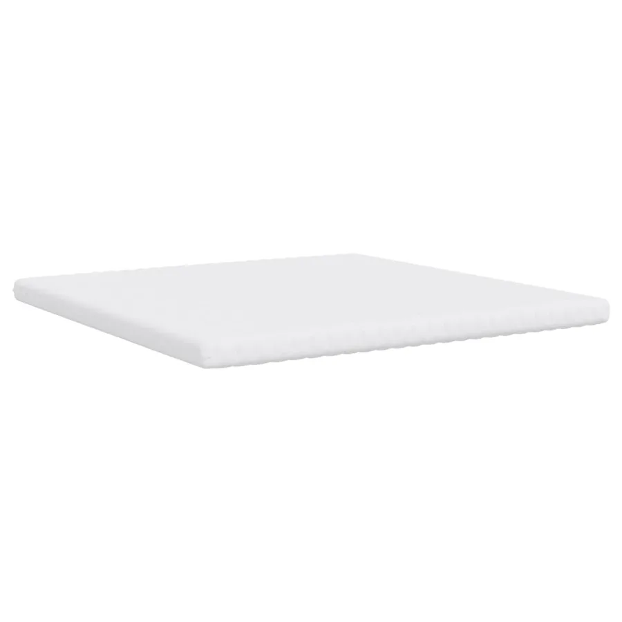 Matelas en mousse blanc 200x200 cm 7 zones dureté 20 ILD - 3