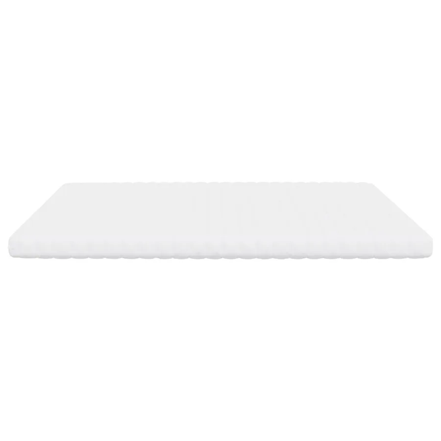 Matelas en mousse blanc 200x200 cm 7 zones dureté 20 ILD - 4