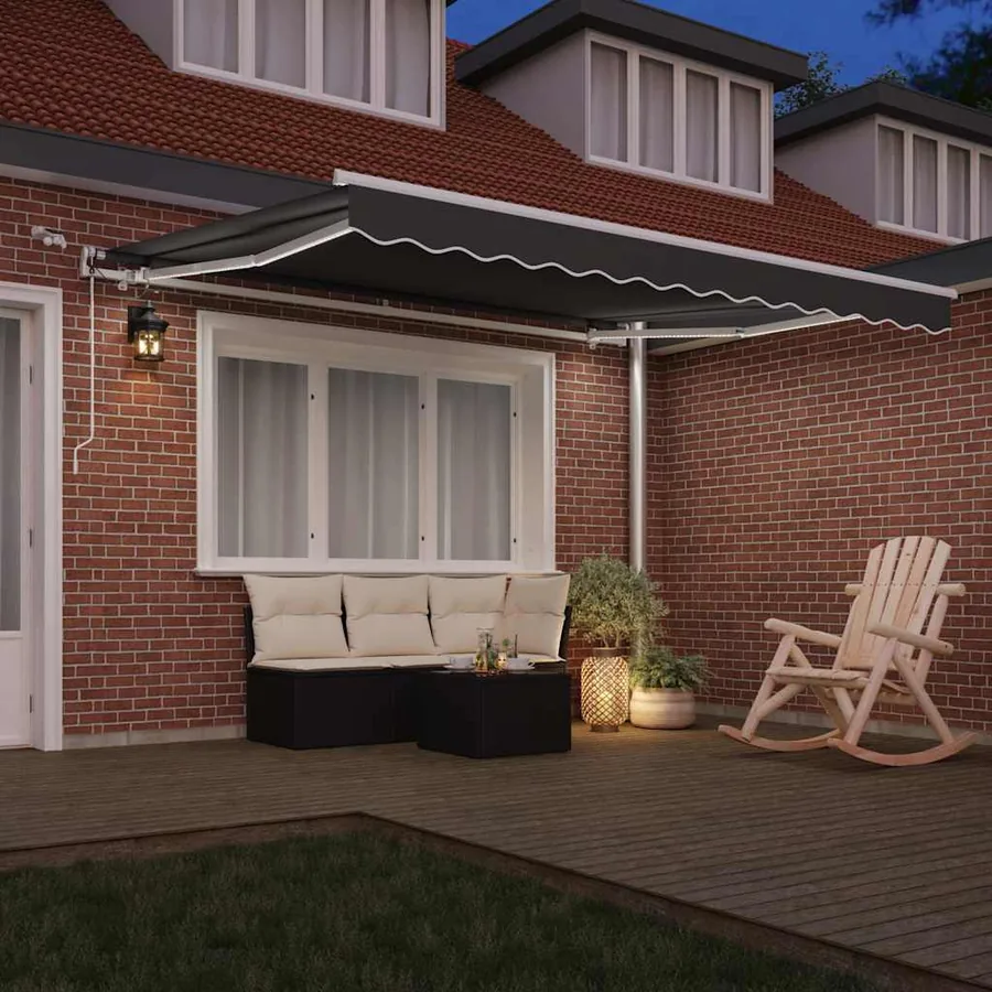 Cadre d'auvent Blanc 3 x 2,5 m Aluminium - 3