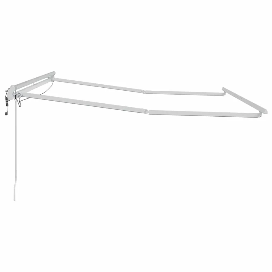 Cadre d'auvent Blanc 3 x 2,5 m Aluminium - 7
