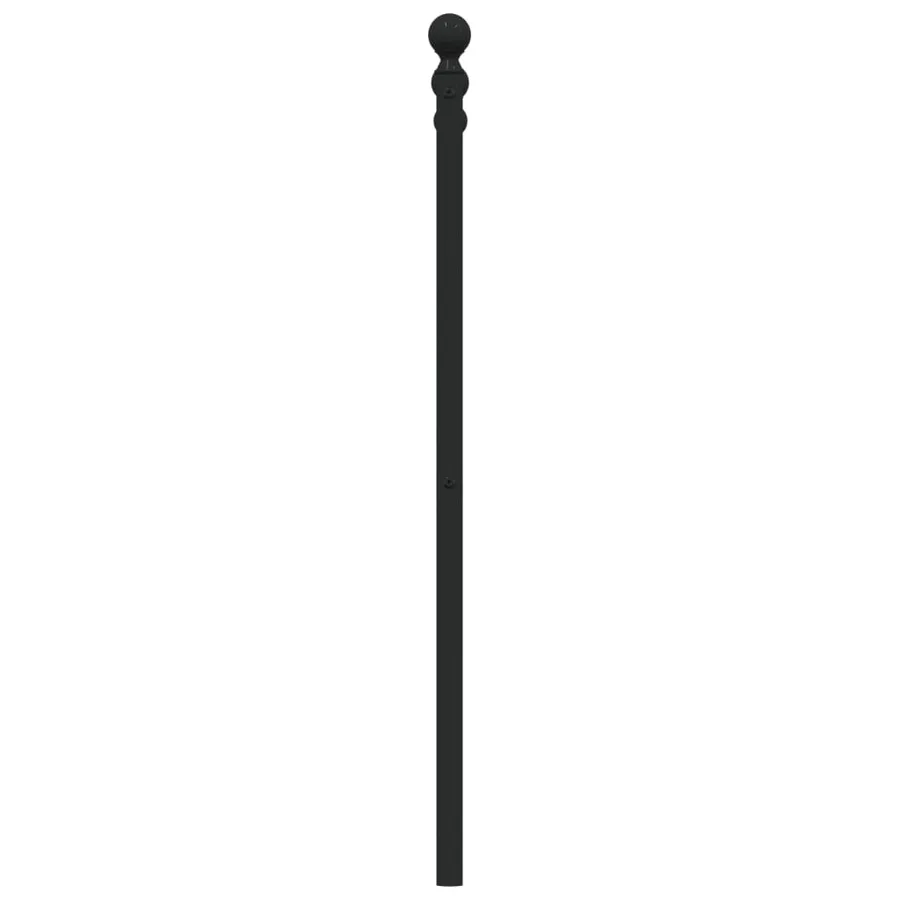 Tête de lit de remplacement métal noir 107 cm - 5