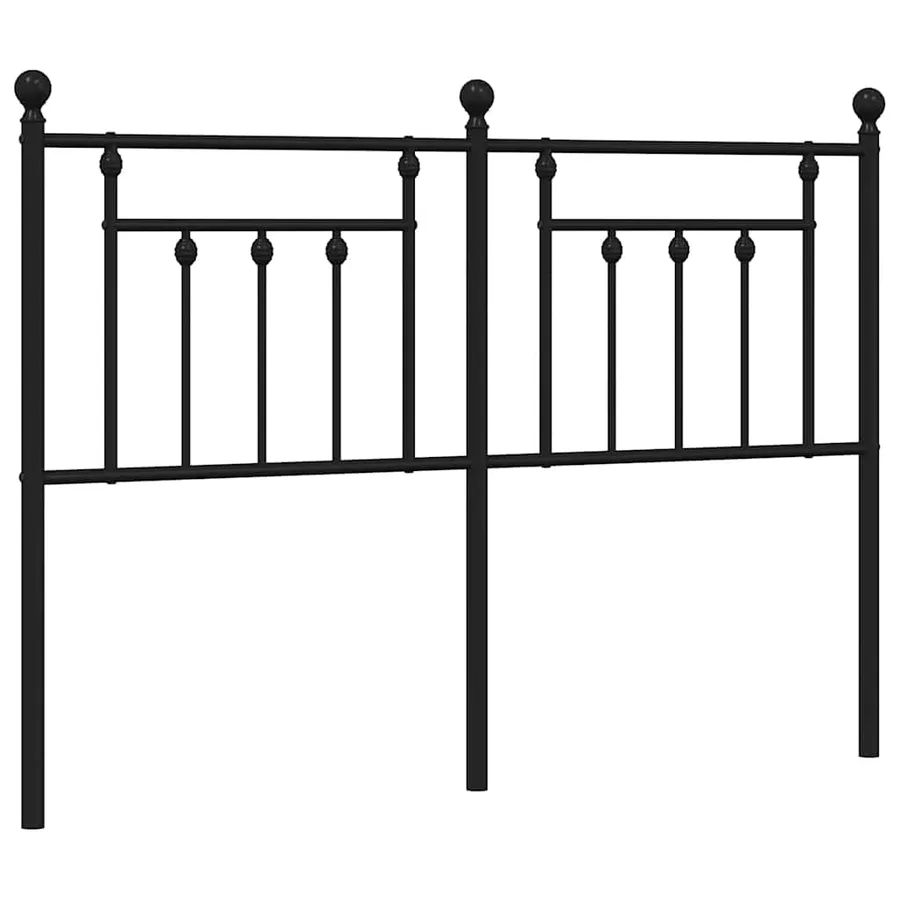 Tête de lit de remplacement métal noir 150 cm - 2