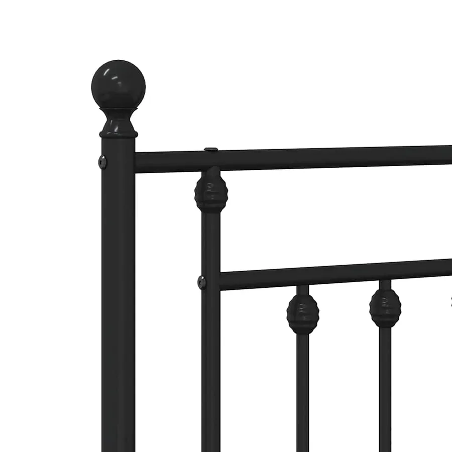 Tête de lit de remplacement métal noir 150 cm - 6