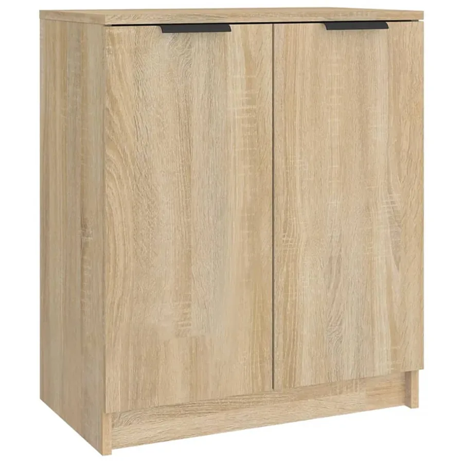 Armoire à chaussures Chêne Sonoma 59x35x70 cm Bois d'ingénierie - 2