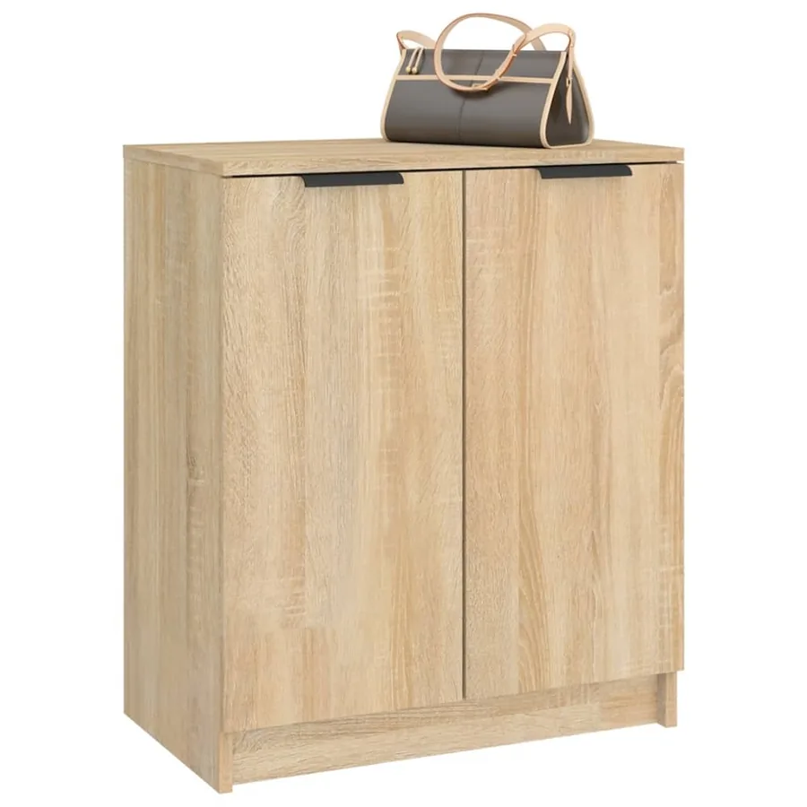Armoire à chaussures Chêne Sonoma 59x35x70 cm Bois d'ingénierie - 7