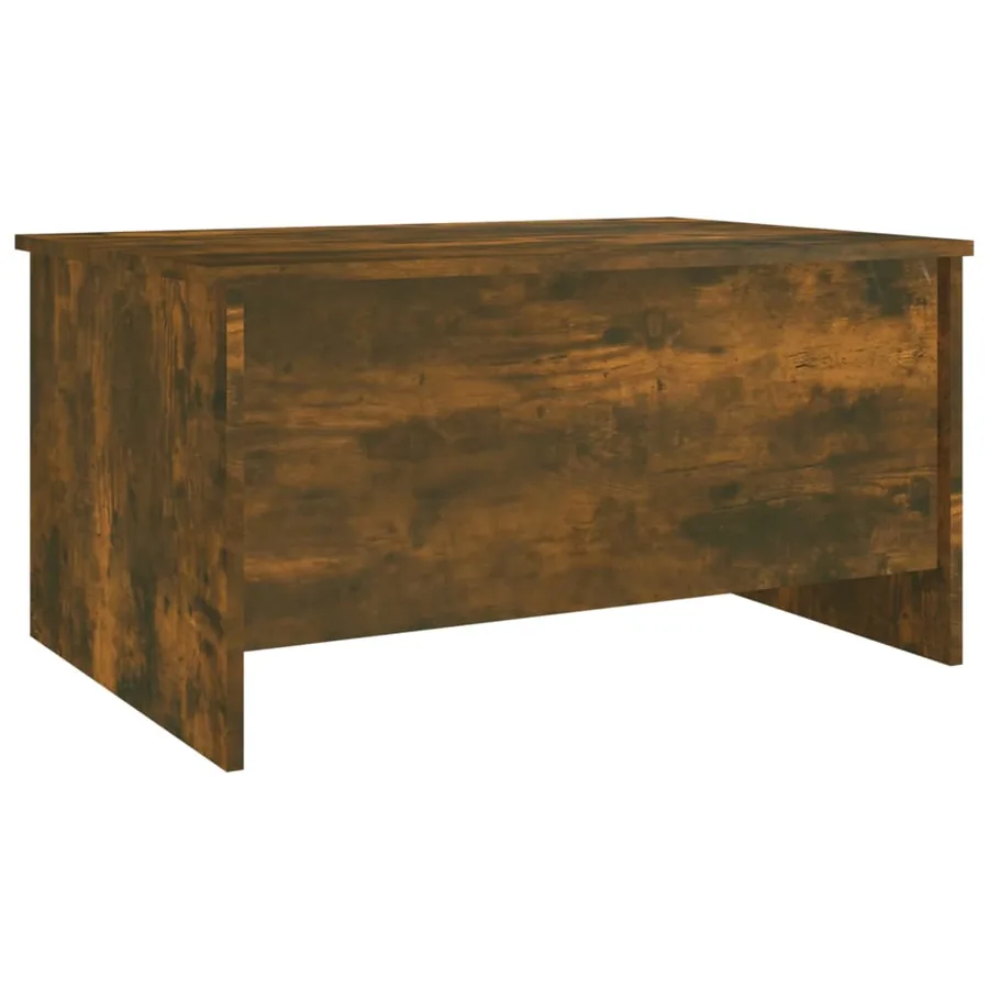 Table basse Chêne fumé 80x55,5x41,5 cm Bois d'ingénierie - 3