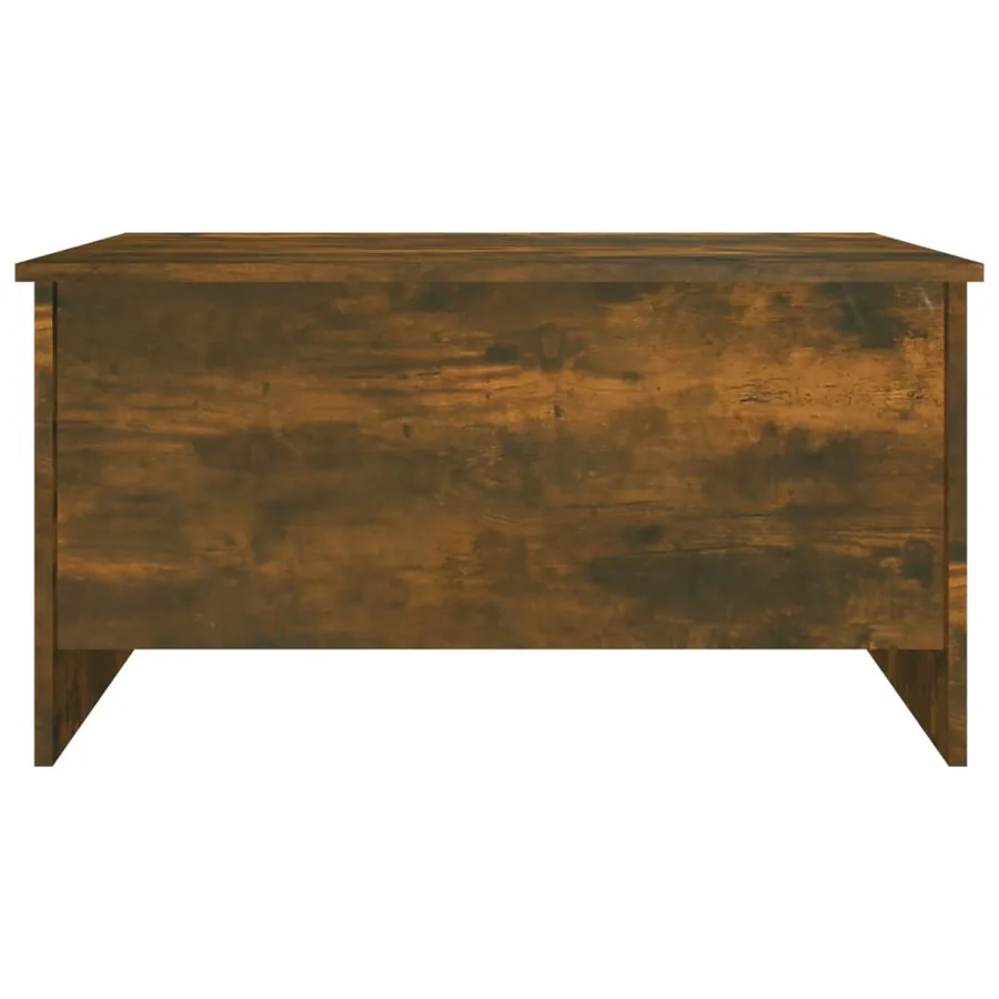 Table basse Chêne fumé 80x55,5x41,5 cm Bois d'ingénierie - 4