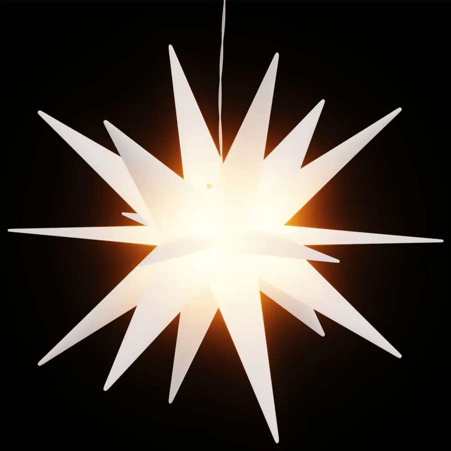 Lumière de Noël avec LED pliable blanc 43 cm - 3