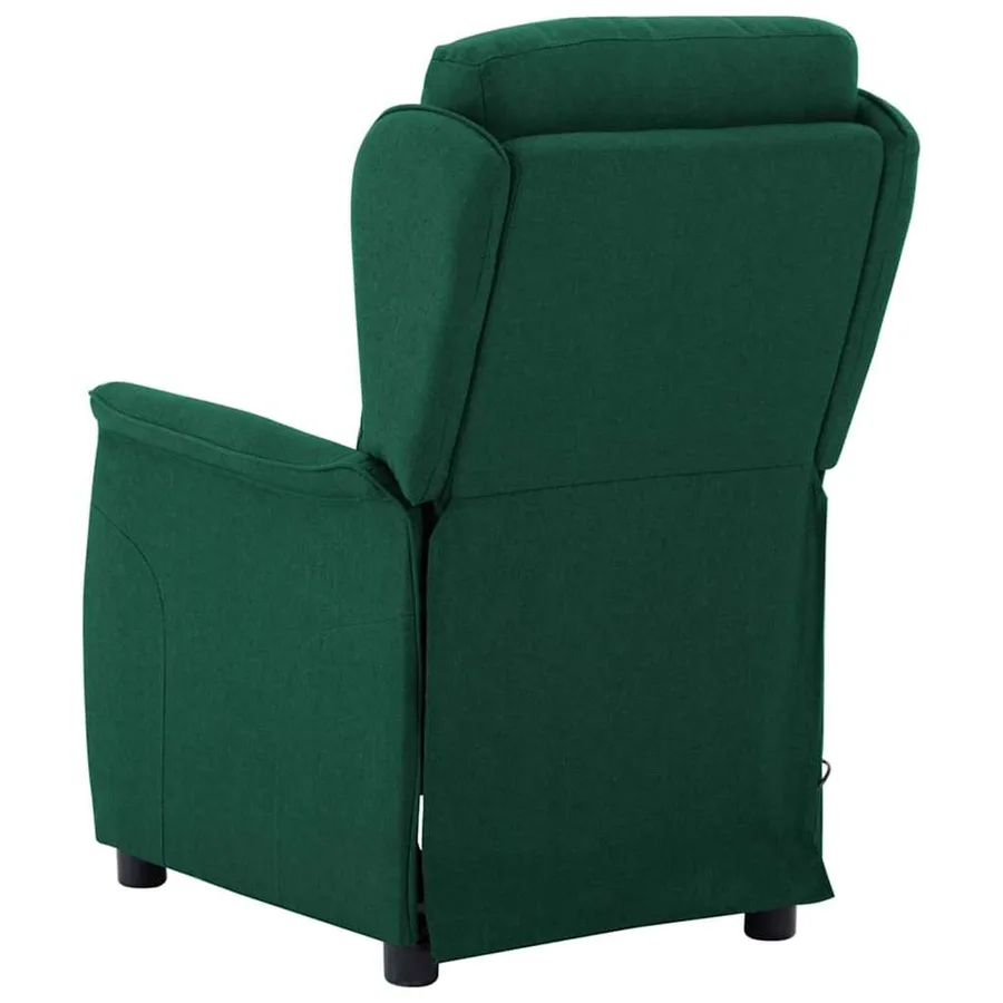 Chaise de massage Vert foncé 93.5 x 67.5 x 101.5 cm tissu - 3