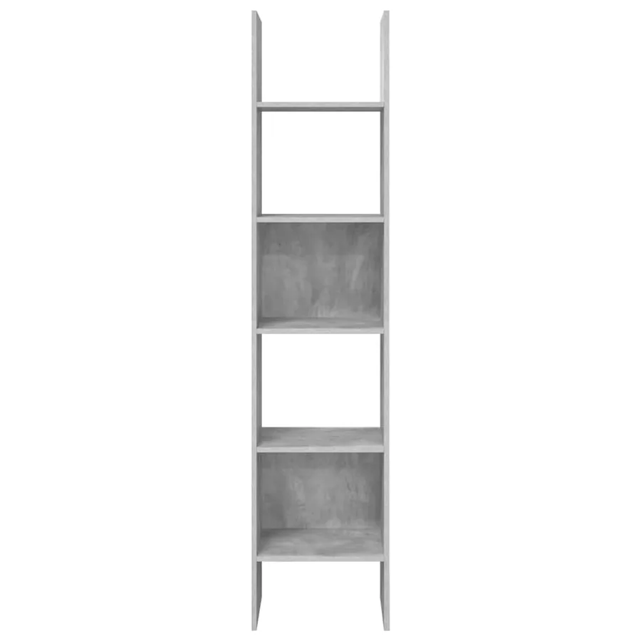 Bibliothèque Gris béton 40x35x180 cm Bois d’ingénierie - 5