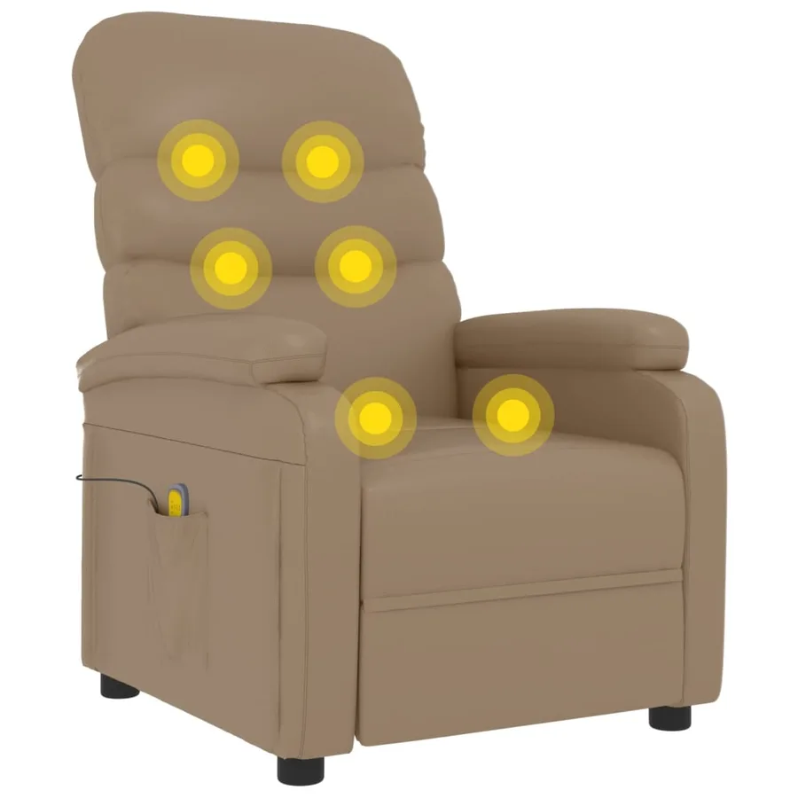 Fauteuil de massage Cappuccino Similicuir - 2